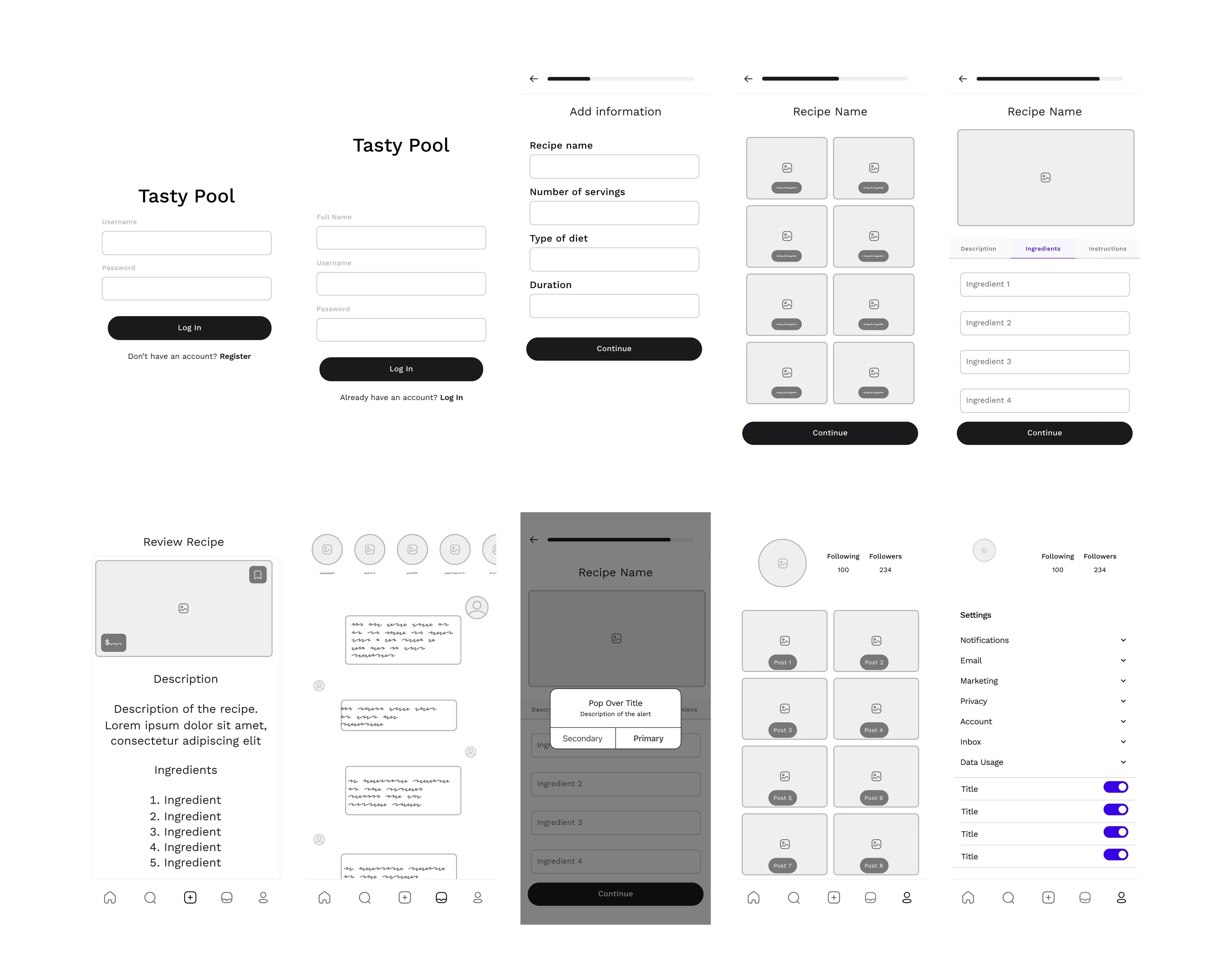 Wireframes